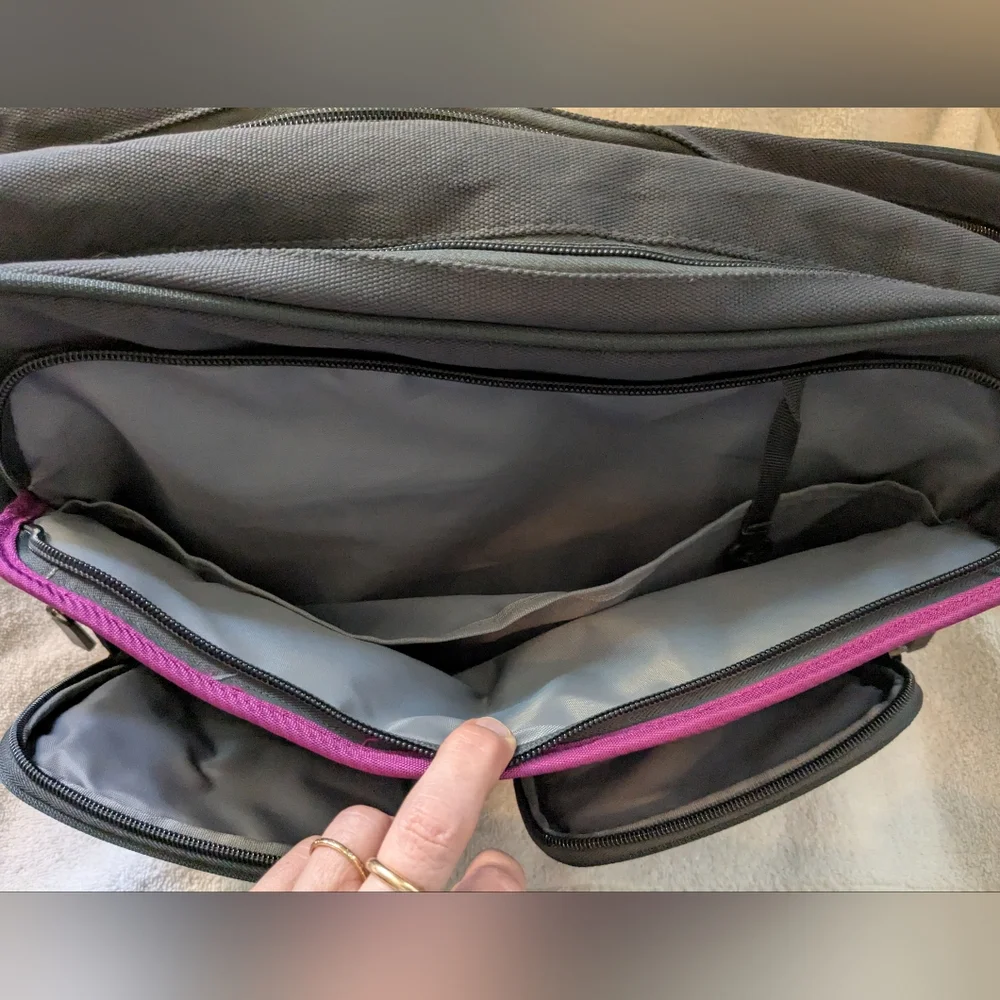 Eddie Bauer First Adventure Places & Spaces Duffel Diaper Bag No Changing Pad